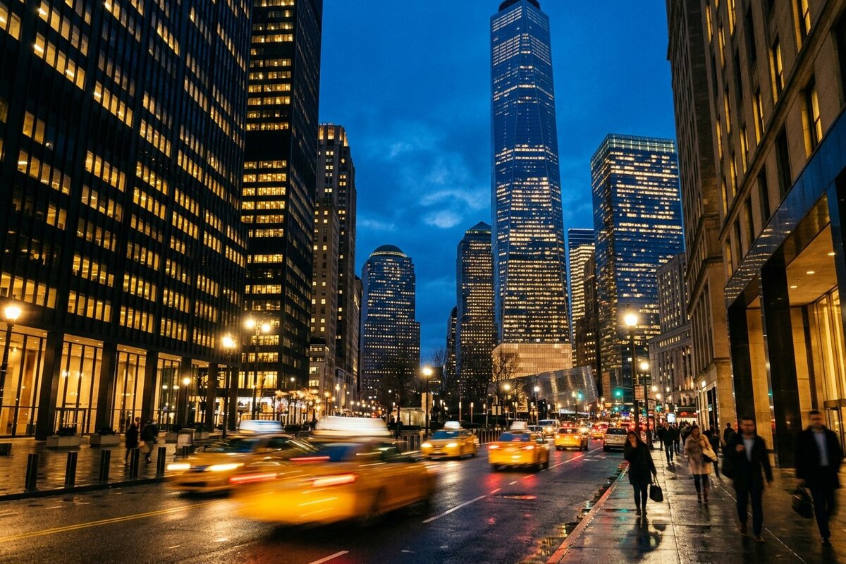 The financial district